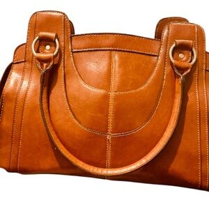 CATO Elegant Tan Leather Handbag. Brand New